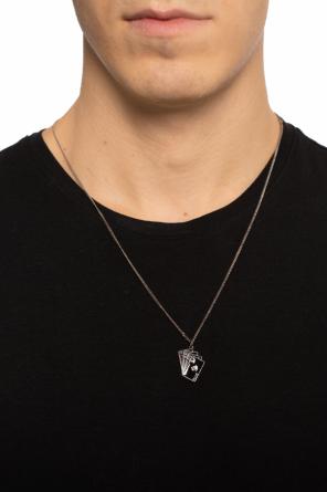 Necklace with a pendant and a card motif, zdjęcie 2 Necklace with a pendant and a card motif od Saint Laurent